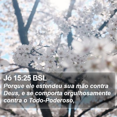 Jó 15:25 BSL Bible Verse Image