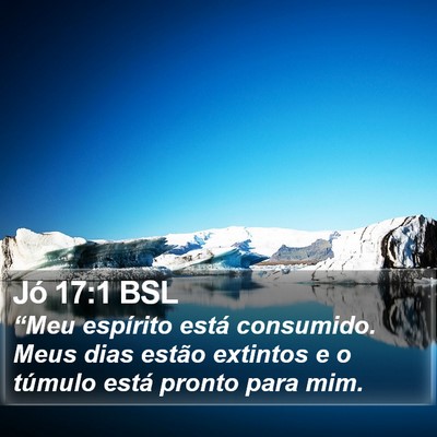 Jó 17:1 BSL Bible Verse Image