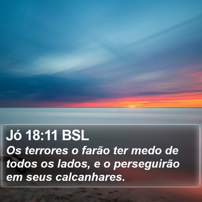 Jó 18:11 BSL Bible Verse Image