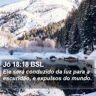 Jó 18:18 BSL Bible Verse Image
