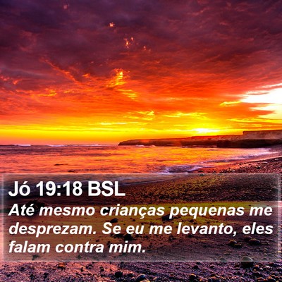 Jó 19:18 BSL Bible Verse Image