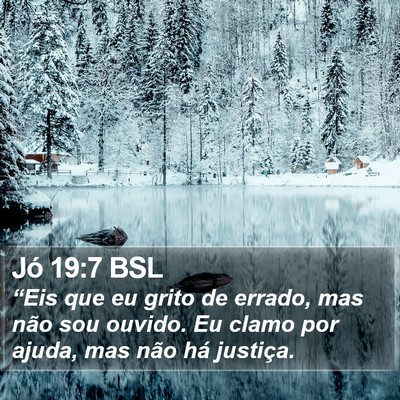 Jó 19:7 BSL Bible Verse Image