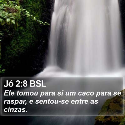 Jó 2:8 BSL Bible Verse Image