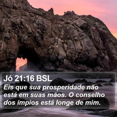 Jó 21:16 BSL Bible Verse Image
