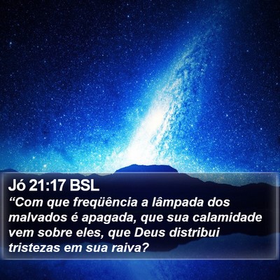 Jó 21:17 BSL Bible Verse Image