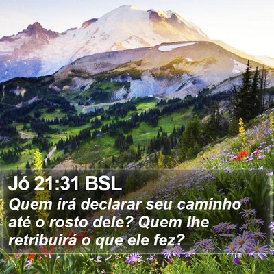 Jó 21:31 BSL Bible Verse Image