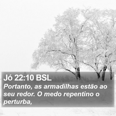 Jó 22:10 BSL Bible Verse Image