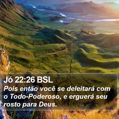 Jó 22:26 BSL Bible Verse Image