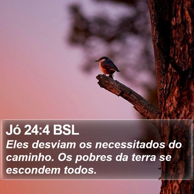 Jó 24:4 BSL Bible Verse Image