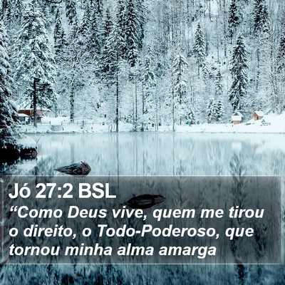 Jó 27:2 BSL Bible Verse Image
