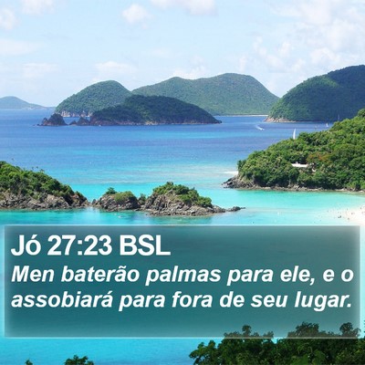 Jó 27:23 BSL Bible Verse Image