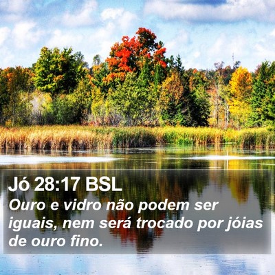 Jó 28:17 BSL Bible Verse Image