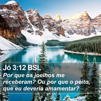 Jó 3:12 BSL Bible Verse Image