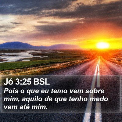 Jó 3:25 BSL Bible Verse Image