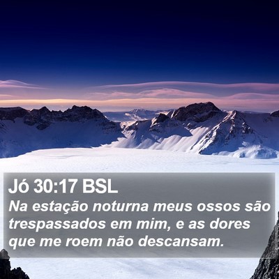 Jó 30:17 BSL Bible Verse Image