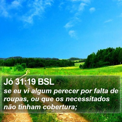 Jó 31:19 BSL Bible Verse Image