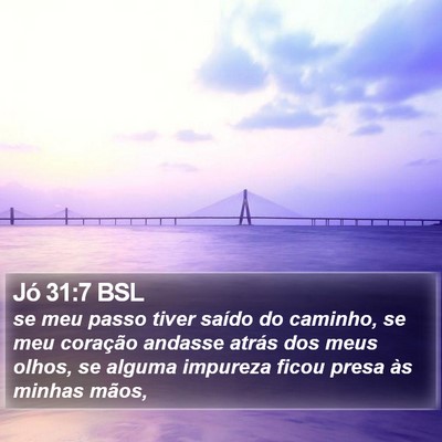 Jó 31:7 BSL Bible Verse Image