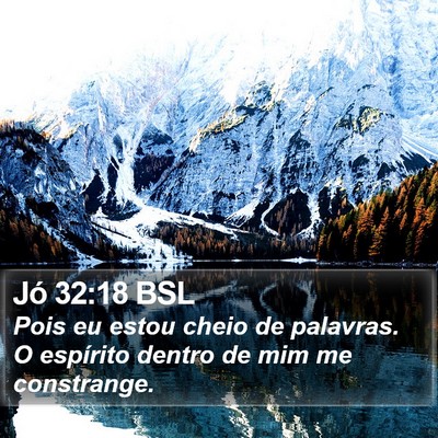 Jó 32:18 BSL Bible Verse Image