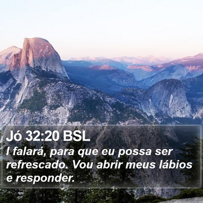 Jó 32:20 BSL Bible Verse Image
