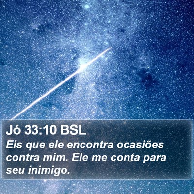 Jó 33:10 BSL Bible Verse Image