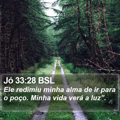 Jó 33:28 BSL Bible Verse Image