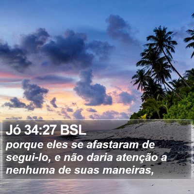 Jó 34:27 BSL Bible Verse Image