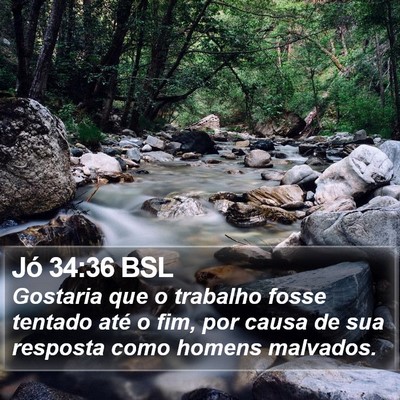 Jó 34:36 BSL Bible Verse Image