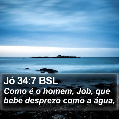 Jó 34:7 BSL Bible Verse Image