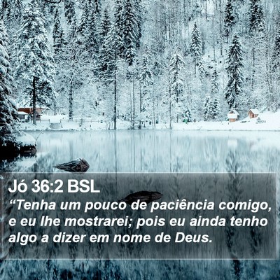 Jó 36:2 BSL Bible Verse Image