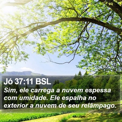 Jó 37:11 BSL Bible Verse Image