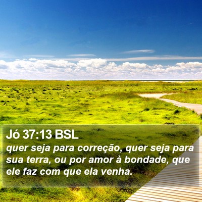 Jó 37:13 BSL Bible Verse Image