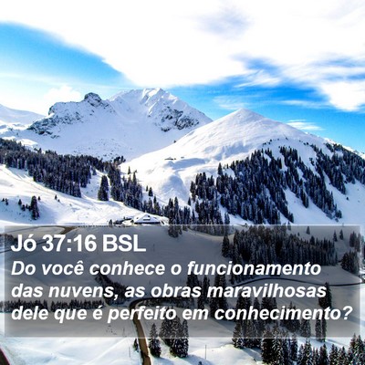 Jó 37:16 BSL Bible Verse Image