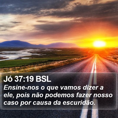 Jó 37:19 BSL Bible Verse Image
