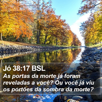Jó 38:17 BSL Bible Verse Image