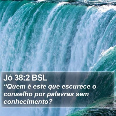 Jó 38:2 BSL Bible Verse Image