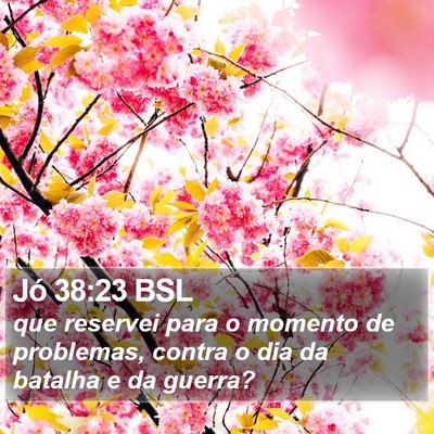 Jó 38:23 BSL Bible Verse Image