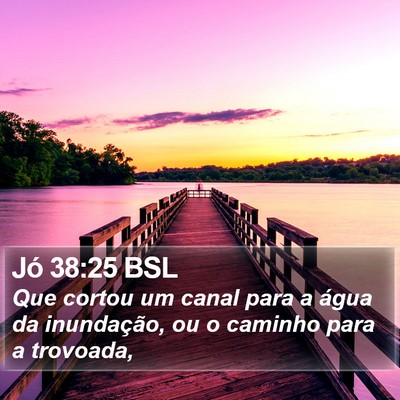 Jó 38:25 BSL Bible Verse Image