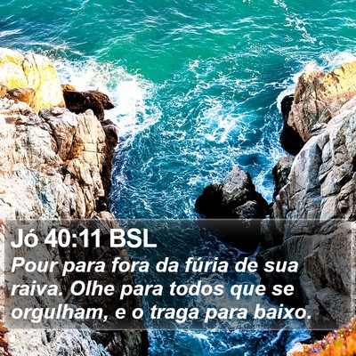 Jó 40:11 BSL Bible Verse Image