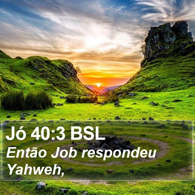 Jó 40:3 BSL Bible Verse Image