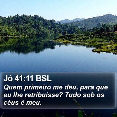 Jó 41:11 BSL Bible Verse Image