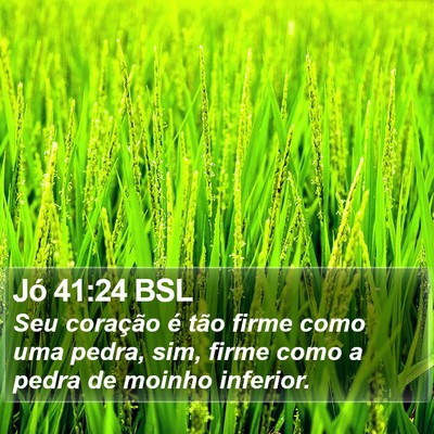Jó 41:24 BSL Bible Verse Image