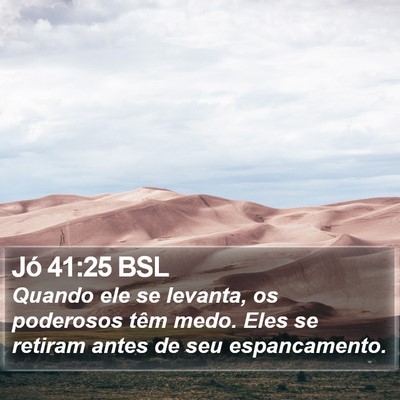 Jó 41:25 BSL Bible Verse Image