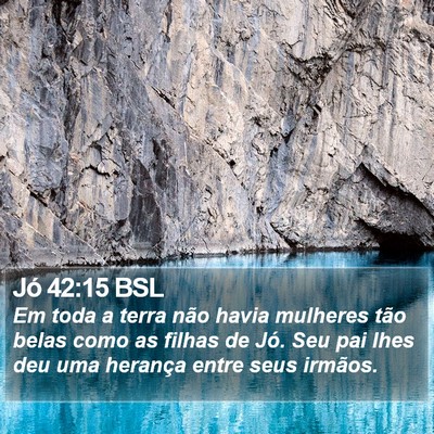 Jó 42:15 BSL Bible Verse Image