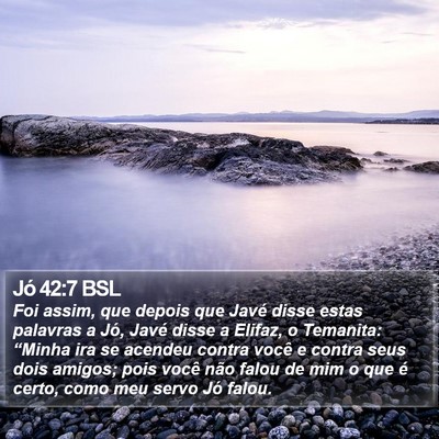 Jó 42:7 BSL Bible Verse Image