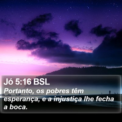 Jó 5:16 BSL Bible Verse Image