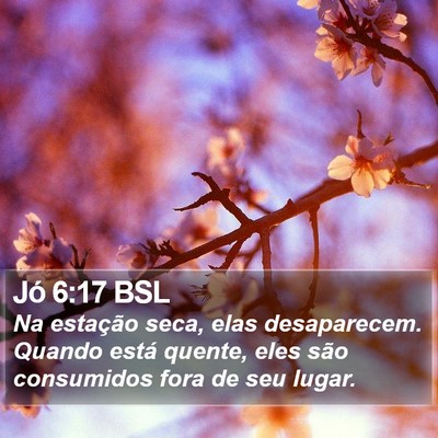 Jó 6:17 BSL Bible Verse Image