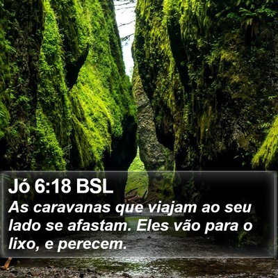 Jó 6:18 BSL Bible Verse Image