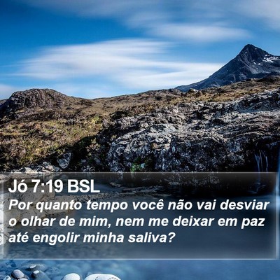 Jó 7:19 BSL Bible Verse Image