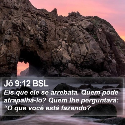 Jó 9:12 BSL Bible Verse Image