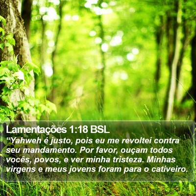 Lamentações 1:18 BSL Bible Verse Image